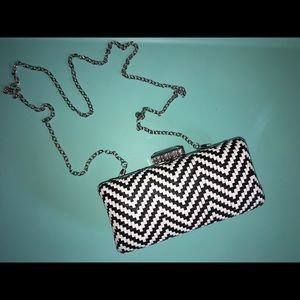 Black & white clutch